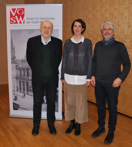 Univ.-Doz. Dr. Andreas Weigl, Dr.in Vida Bakondy und PD Dr. Robert Pichler (Foto: Alfred Paleczny)