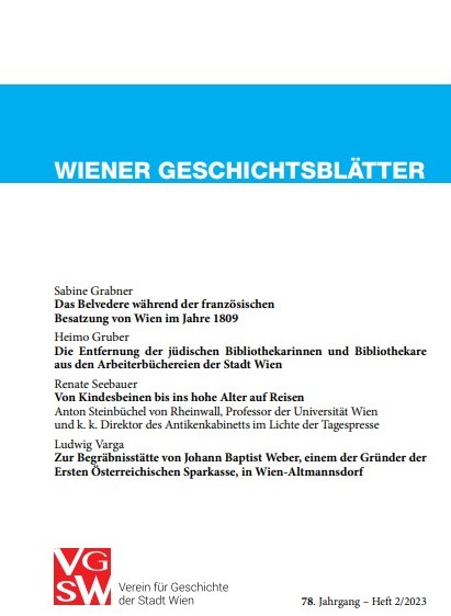 Wiener Geschichtsblätter 2023 Heft 2